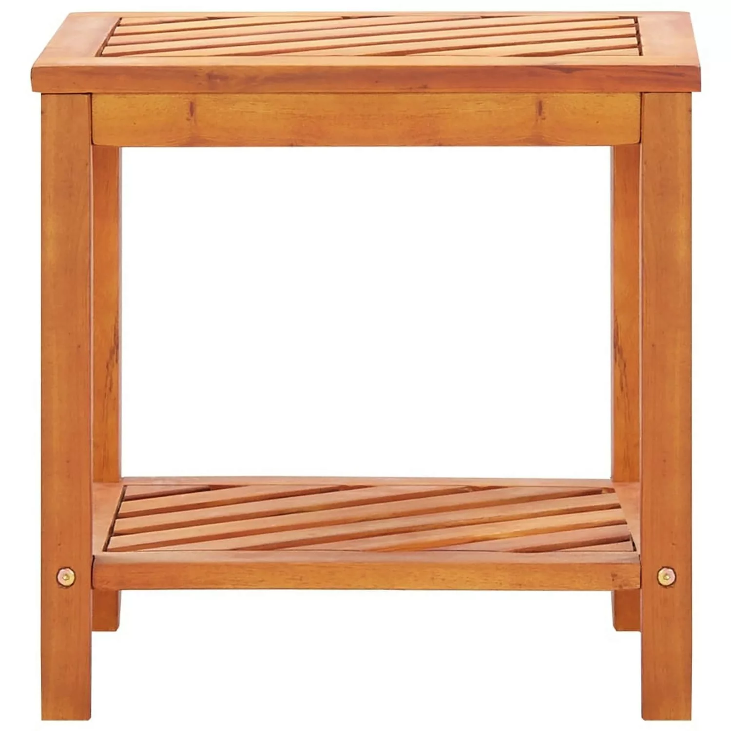 Beistelltisch Akazienholz Massiv 45 X 33 X 45 Cm günstig online kaufen