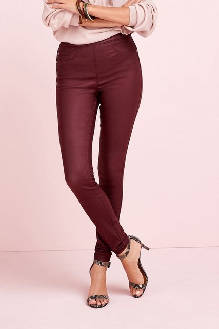 Next Jeansleggings Beschichtete Sculpt Schlupf-Leggings (1-tlg) günstig online kaufen