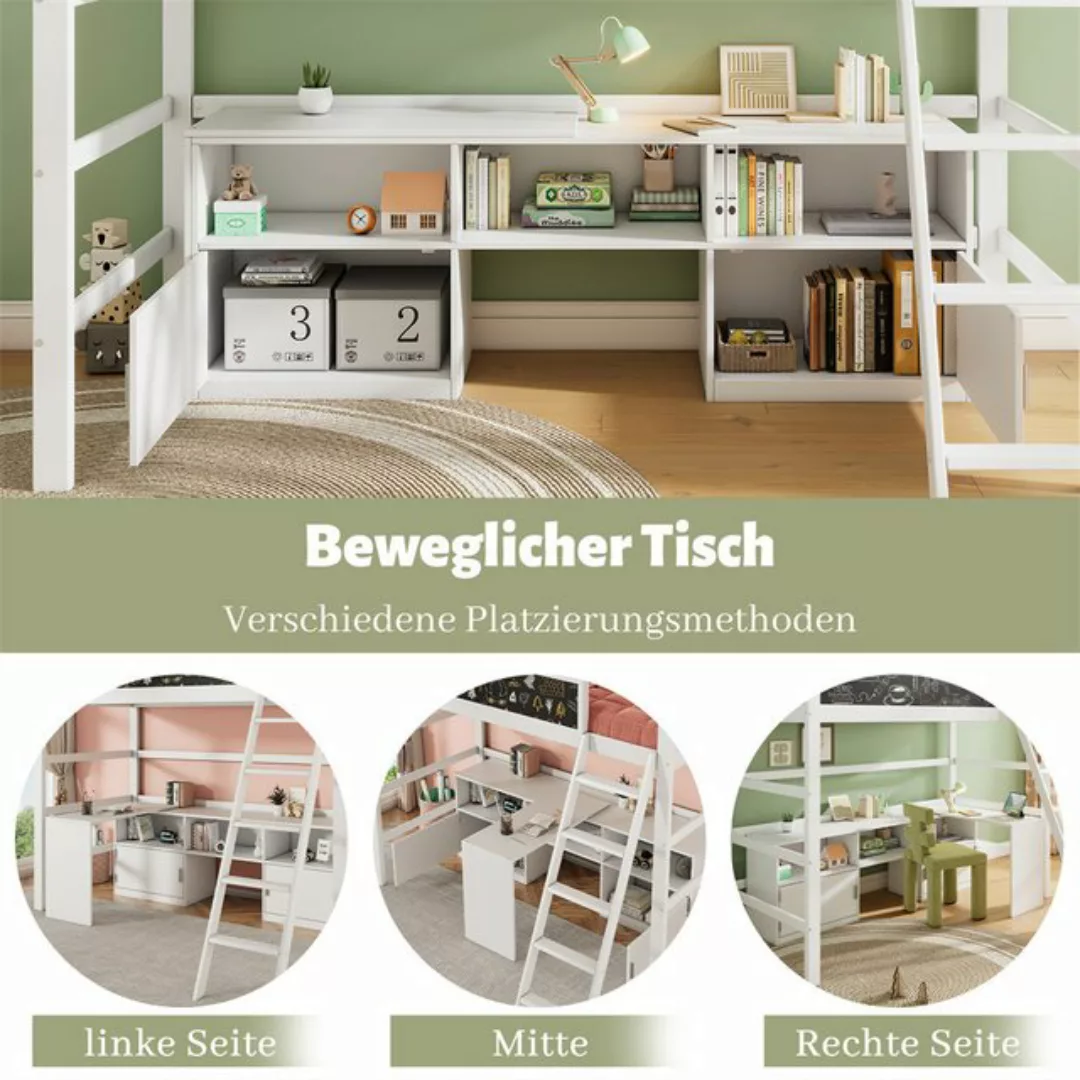 XDeer Jugendbett Multifunktionales Kinderbett, Einzelbett,Etagenkinderbett, günstig online kaufen