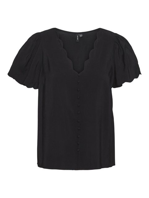 Vero Moda Kurzarmbluse IDUN (1-tlg) Drapiert/gerafft günstig online kaufen