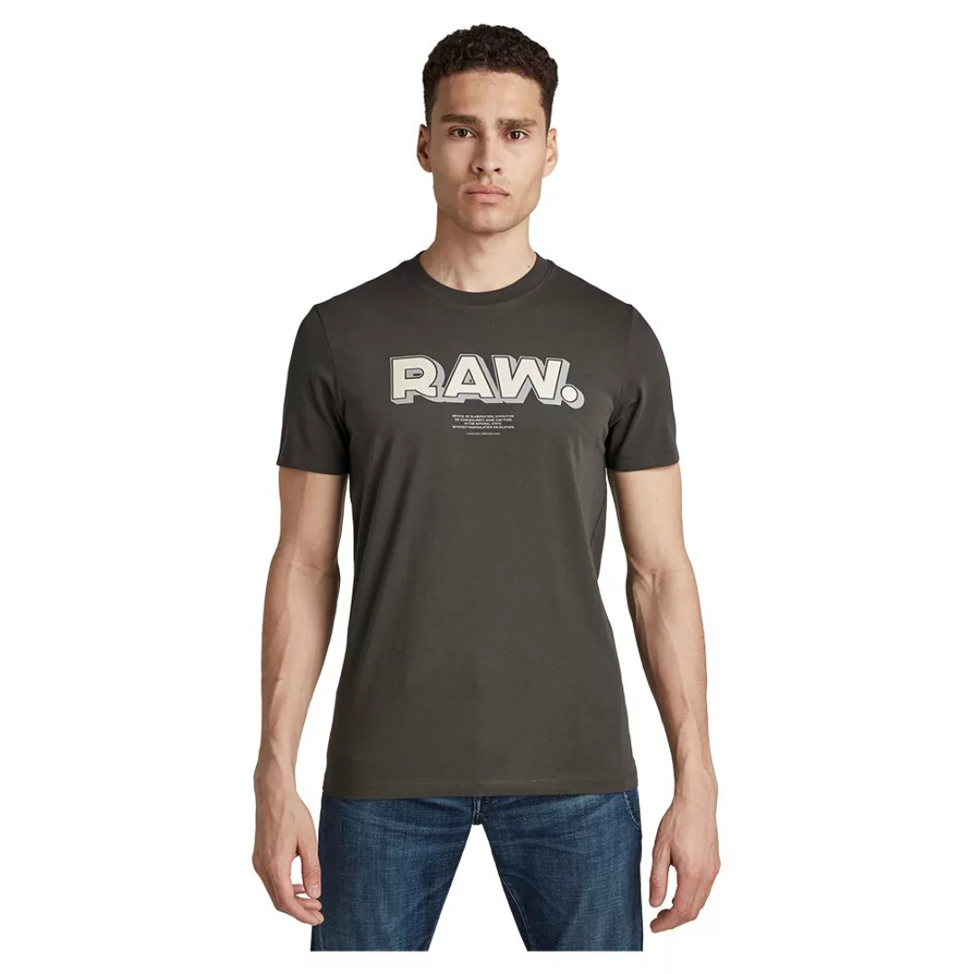 G-star Raw Slim Kurzarm Rundhals T-shirt 2XL Cloack günstig online kaufen