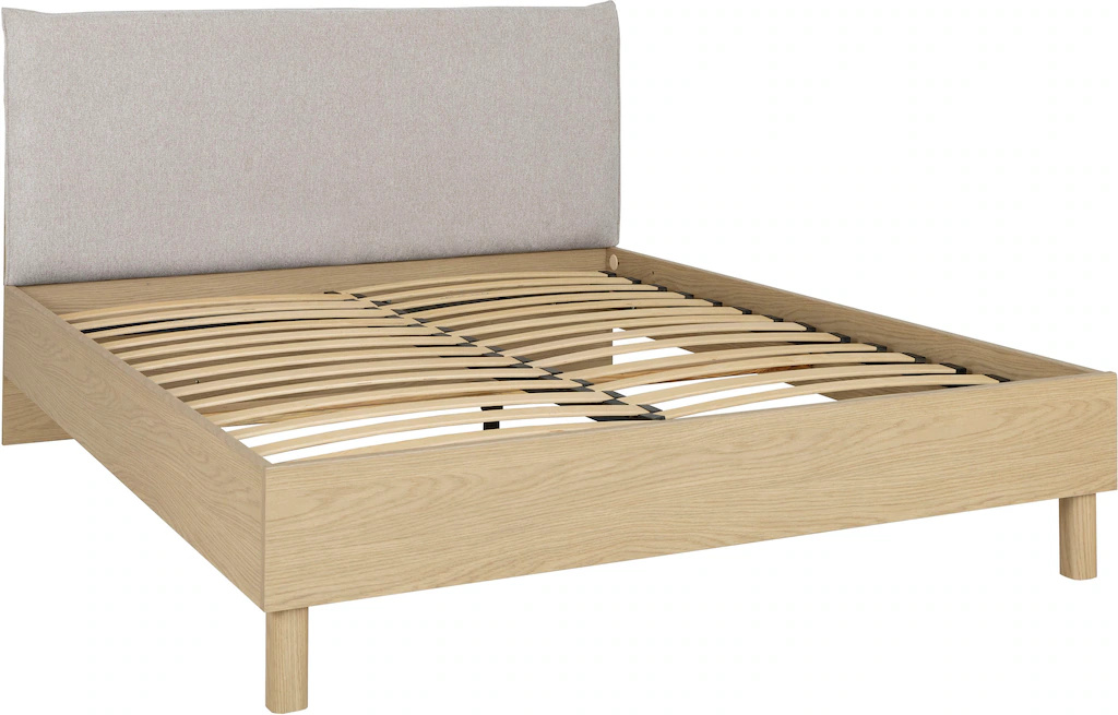 Gami Einzelbett "Auriol", Bett 160 x 200 cm, mit gepolstertes Kopfteil aus günstig online kaufen