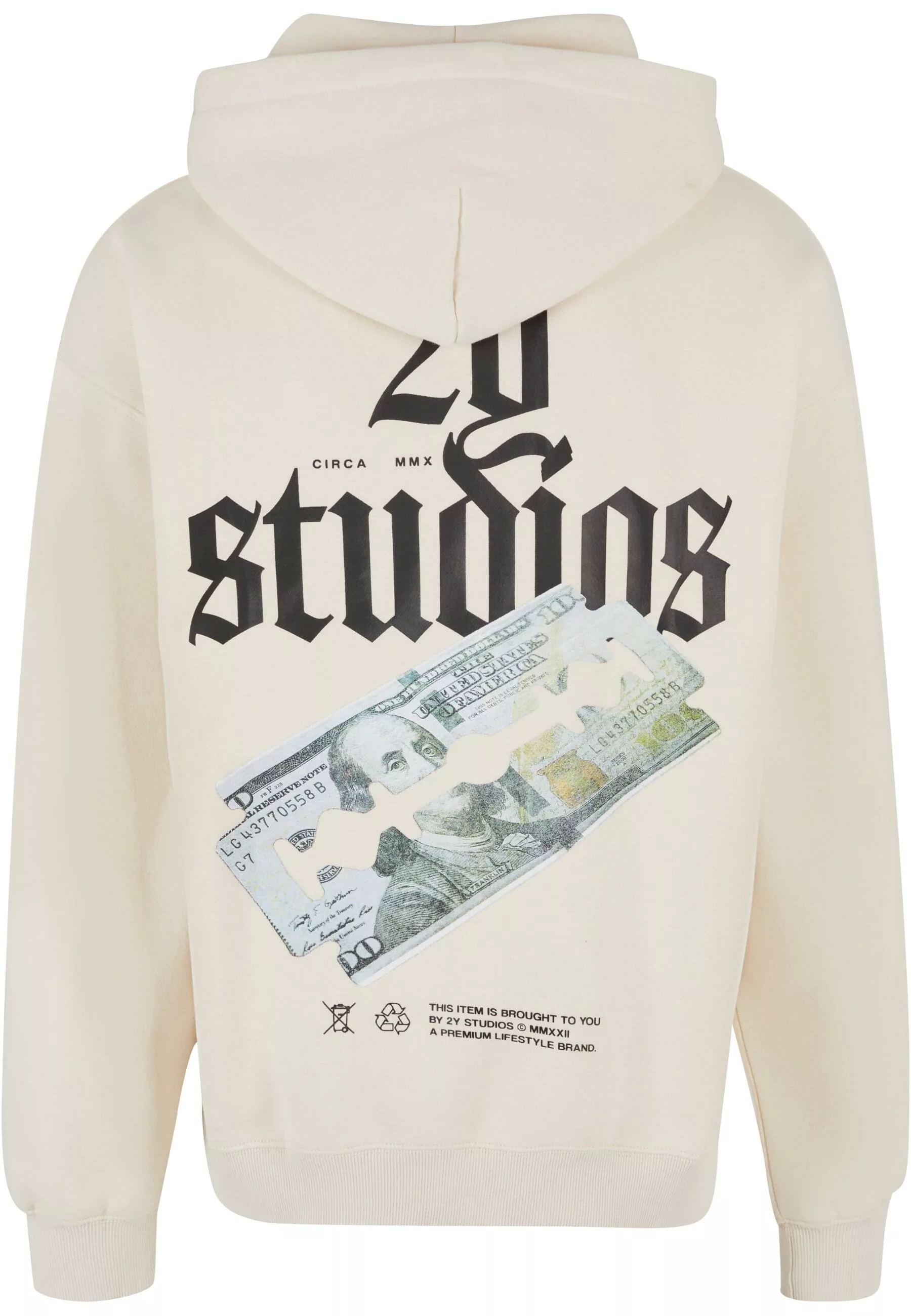 2Y Studios Kapuzensweatshirt 2Y Studios Herren Razor Oversize Hoodie (1-tlg günstig online kaufen