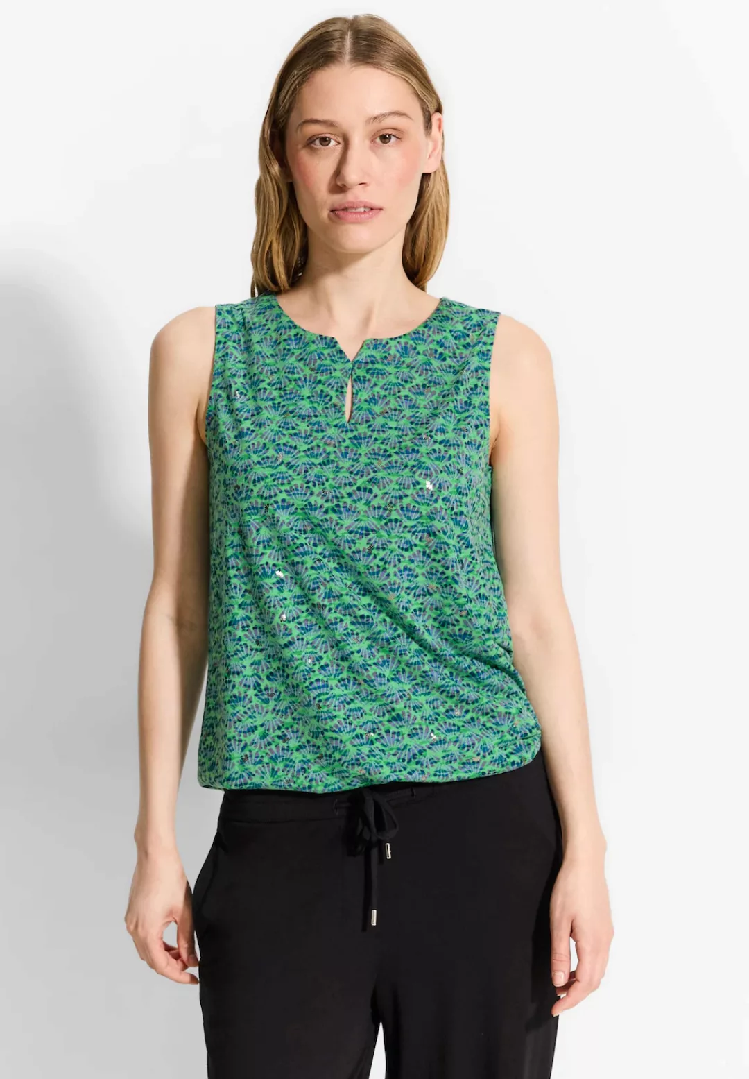 Cecil Shirttop mit All-Over Print günstig online kaufen