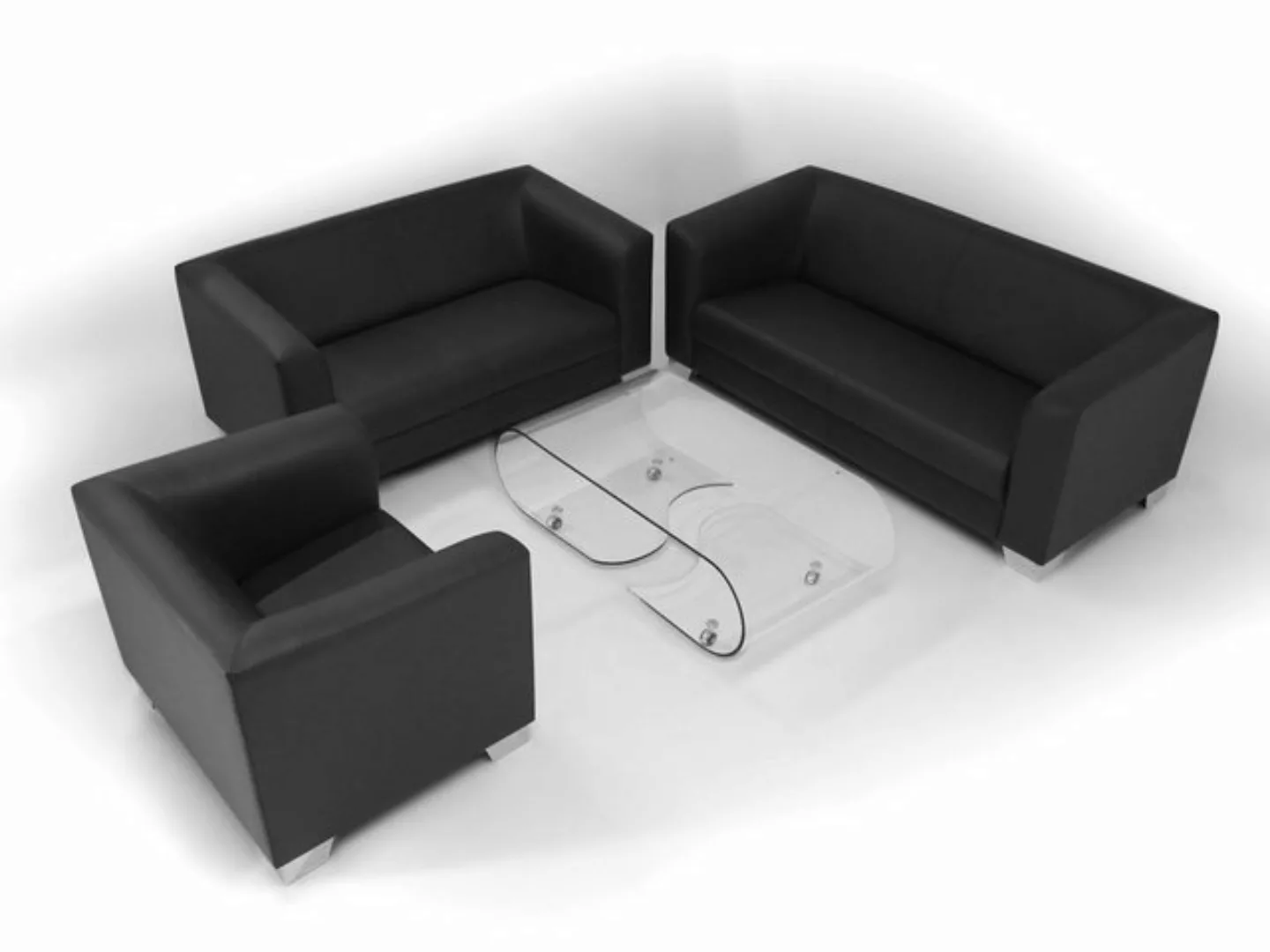 Moebel-Eins Sofa CHICAGO 3-2-1 Sofagarnitur günstig online kaufen