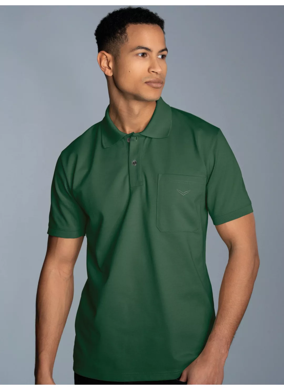 Trigema Poloshirt "TRIGEMA Polohemd mit Brusttasche" günstig online kaufen