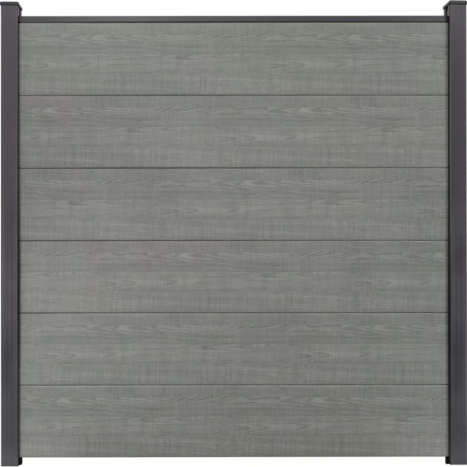 GroJa BasicLine Stecksystem Komplettset 180 x 180 cm Grey Ash Cut Grau günstig online kaufen