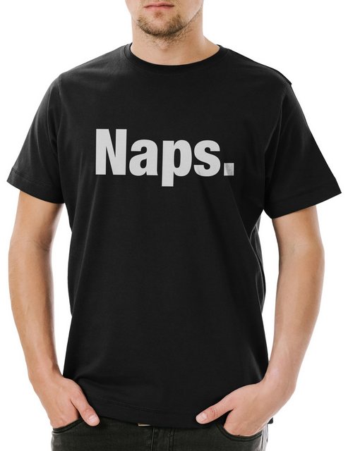 Urban Backwoods Print-Shirt Naps Herren T-Shirt Schlaf Schlafen Sleep Fault günstig online kaufen