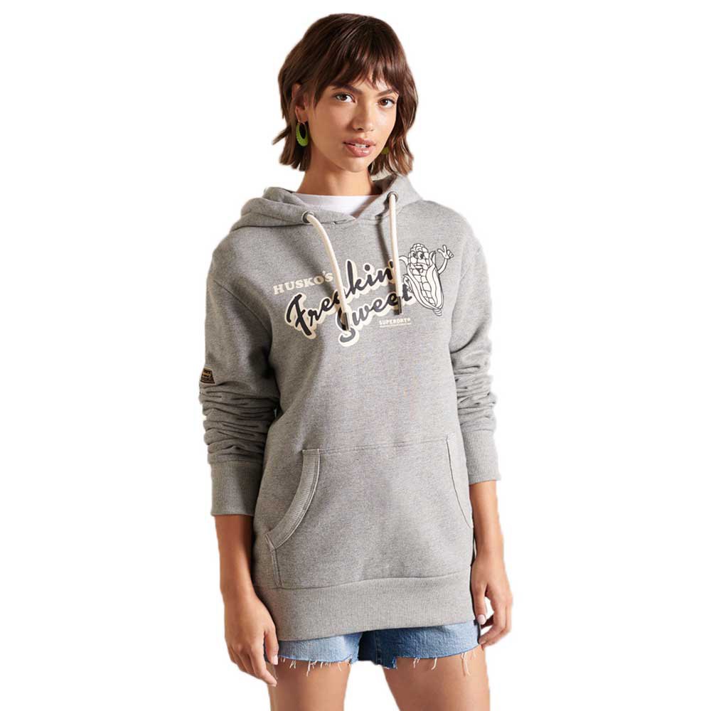 Superdry Oversized Mountain Crew Sweatshirt L Grey Grit günstig online kaufen