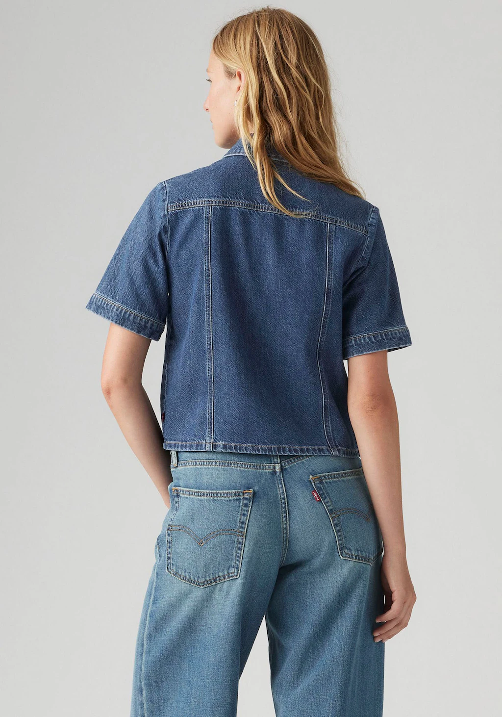 Levis Jeansbluse "RINOA", kurz, mit Druckknöpfen günstig online kaufen