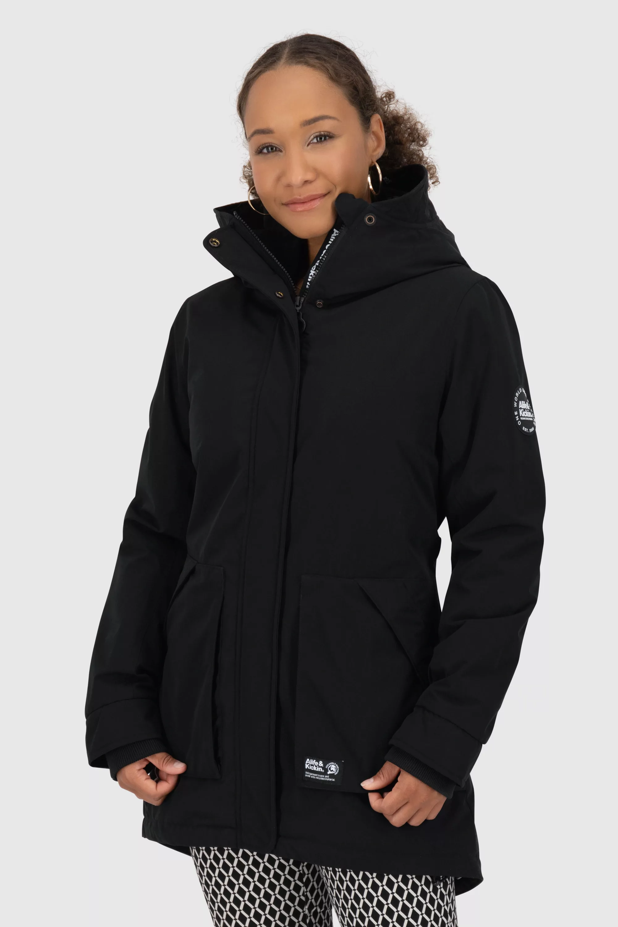 Alife & Kickin Winterjacke "FloraAK A Parka Damen" günstig online kaufen