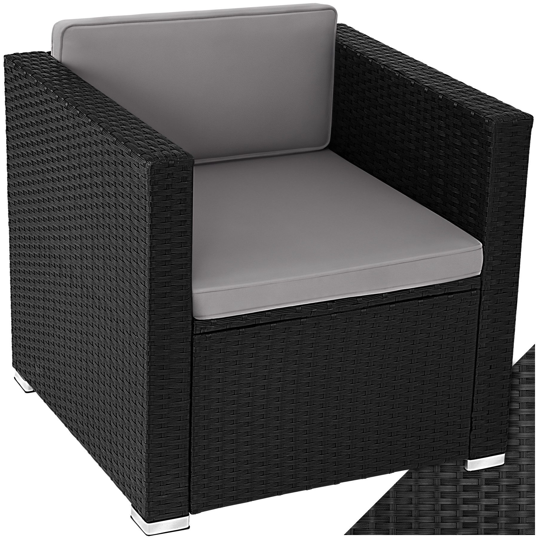 tectake Rattanstuhl Rattansessel (Set., 1 St), günstig online kaufen