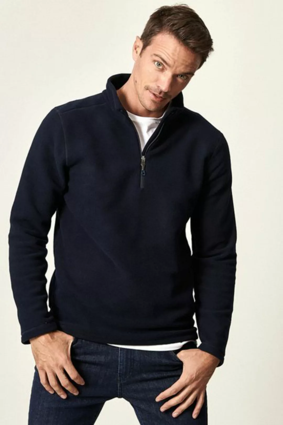 AC&Co Fleecepullover AC&CO Fleecepullover Männlich Standard Fit günstig online kaufen