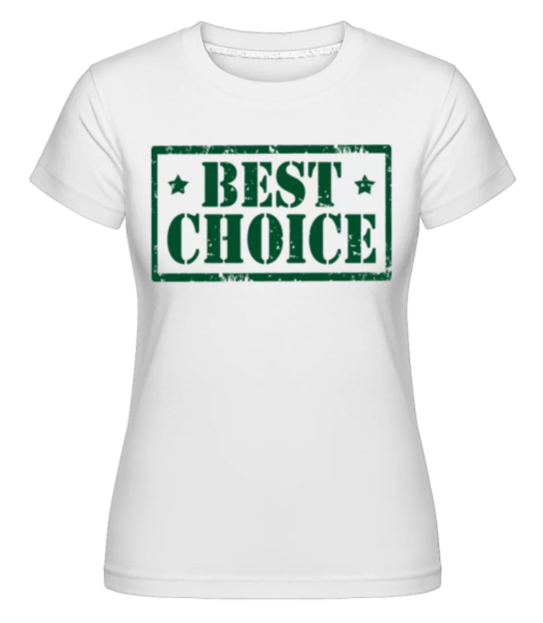 Best Choice Icon Green · Shirtinator Frauen T-Shirt günstig online kaufen