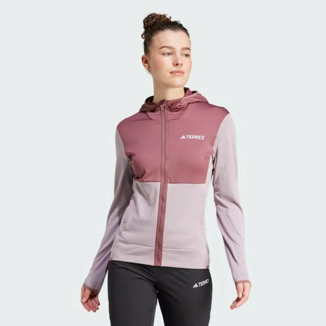 adidas TERREX Fleecejacke TERREX XPERIOR LIGHT HOODED FLEECEJACKE günstig online kaufen