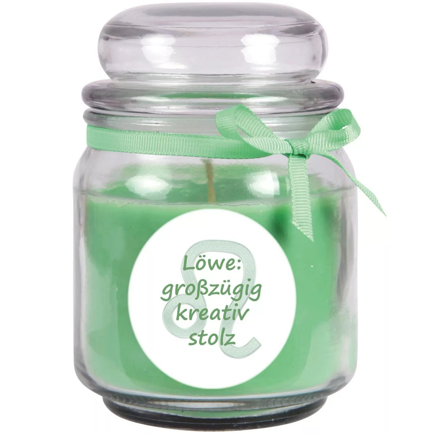 HS Candle Duftkerze & Glas Sternzeichen Coconut Limes 70 Stunden Löwe günstig online kaufen