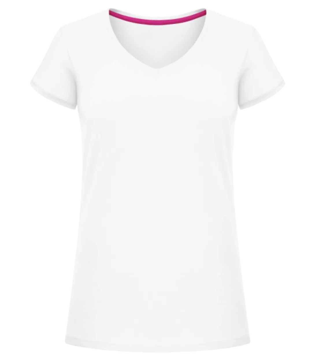 Frauen T-Shirt V-Ausschnitt günstig online kaufen