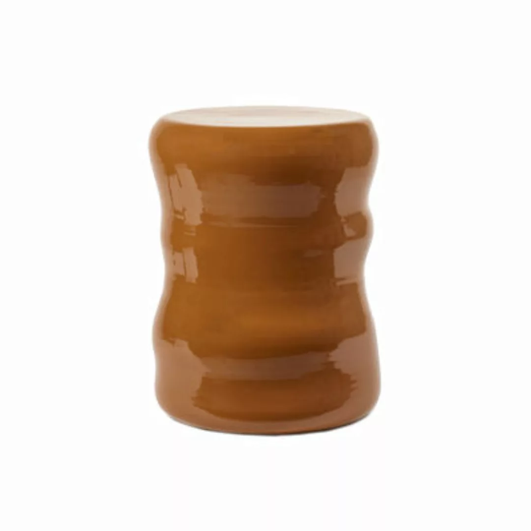 Beistelltisch Pawn Organic keramik orange / Hocker - Keramik - Serax - Oran günstig online kaufen