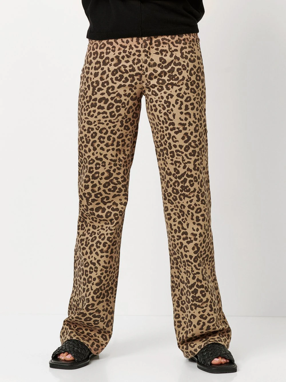 TONI Straight-Jeans Ella mit Leo-Print günstig online kaufen