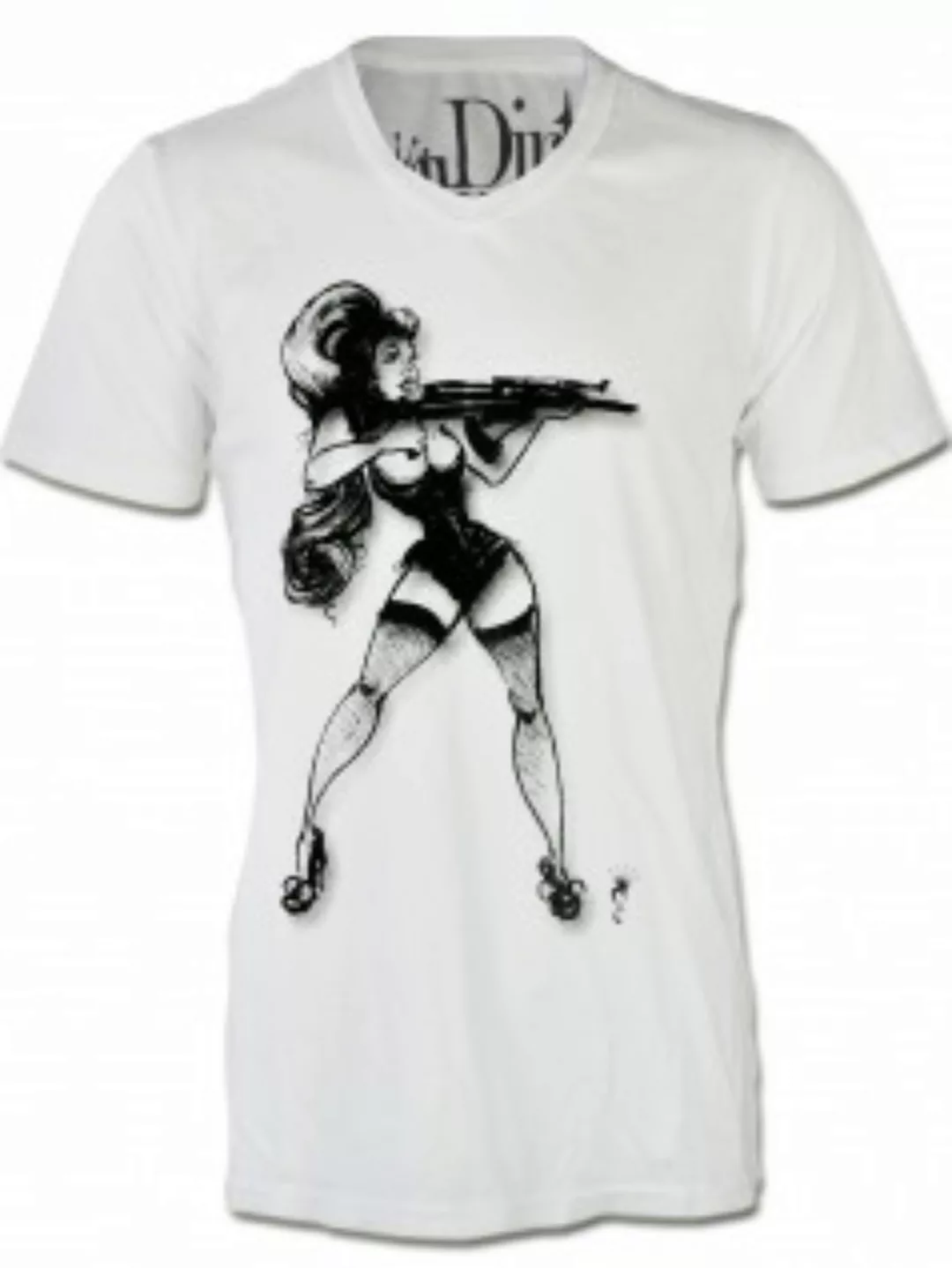 Dirtee Hollywood Herren Shirt Gun Girl (XL) günstig online kaufen