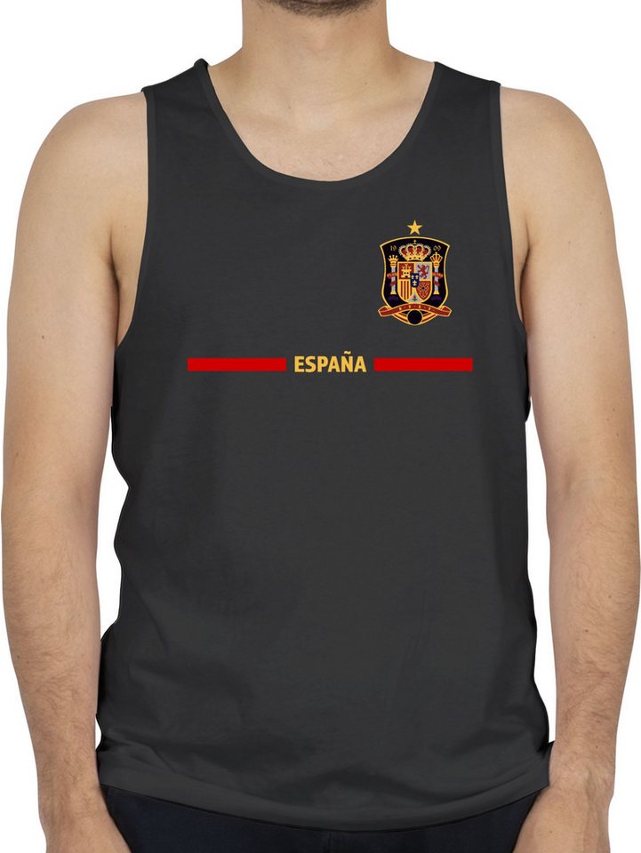 Shirtracer Tanktop Spanisches Trikot Wappen, España mit Stolz, Spanien Fan- günstig online kaufen