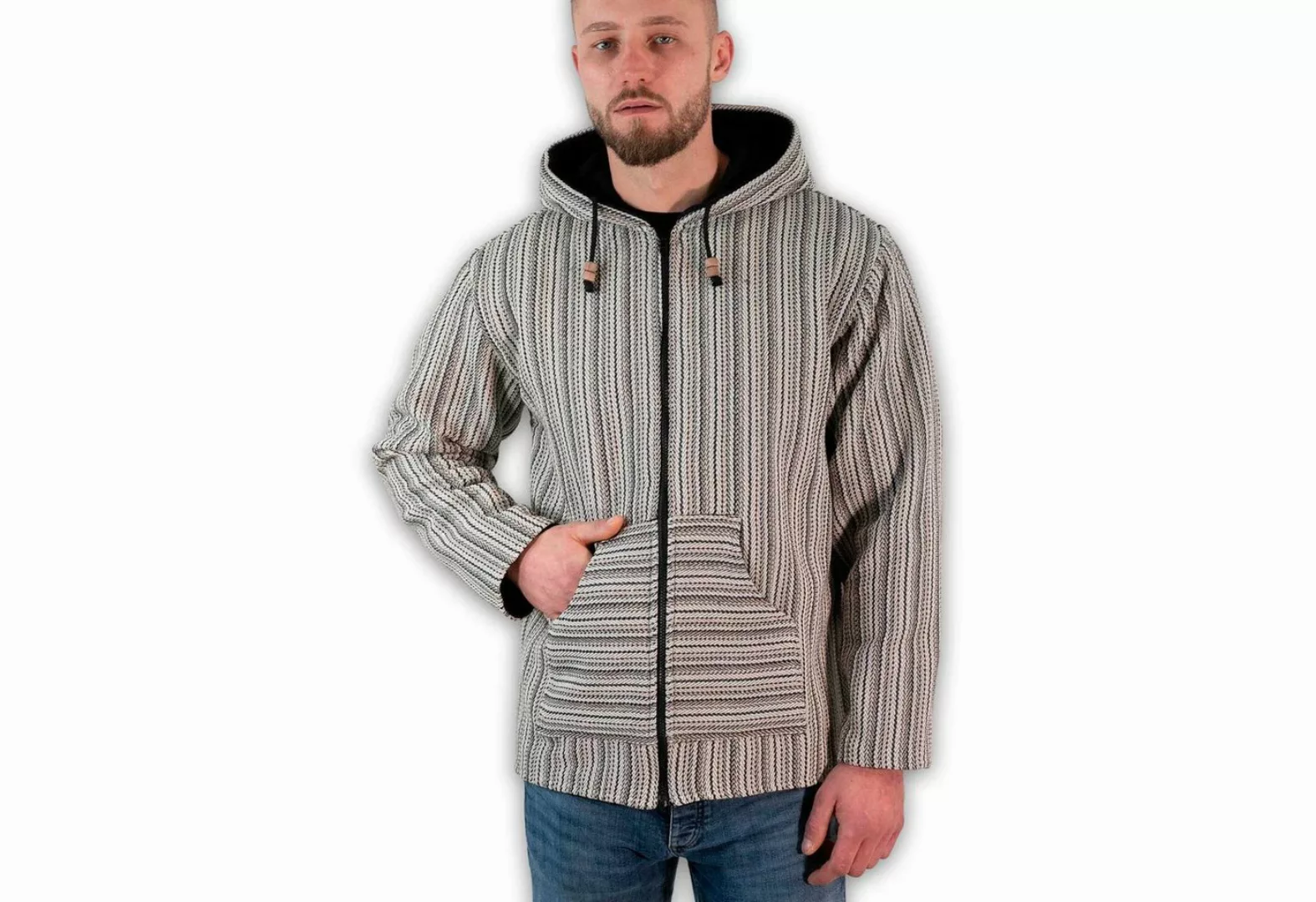 KUNST UND MAGIE Kapuzenfleecejacke Kapuzenjacke Kapu Hoodie + Kapuze und Kä günstig online kaufen