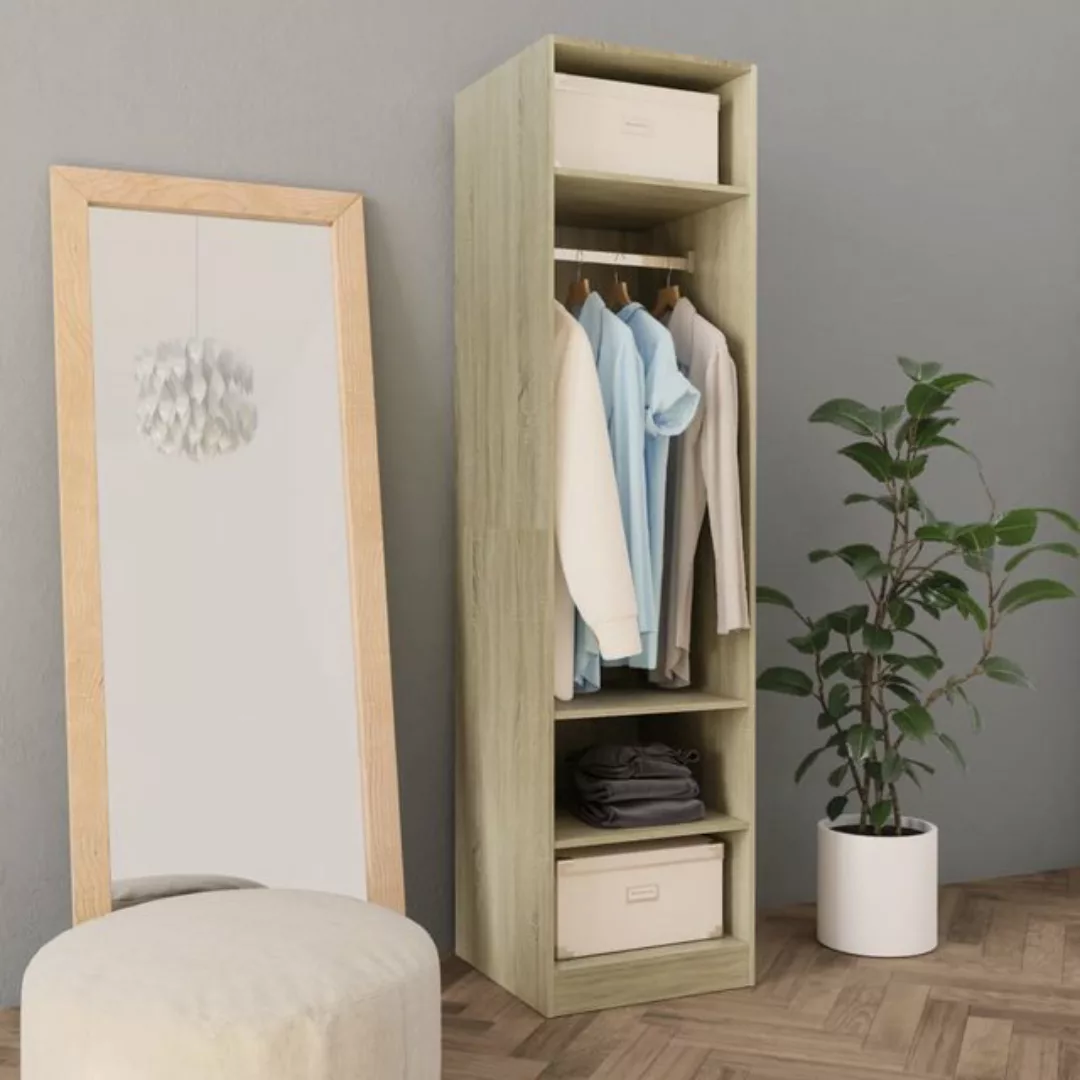 vidaXL Kleiderschrank Kleiderschrank Sonoma-Eiche 5050200 cm Spanplatte günstig online kaufen