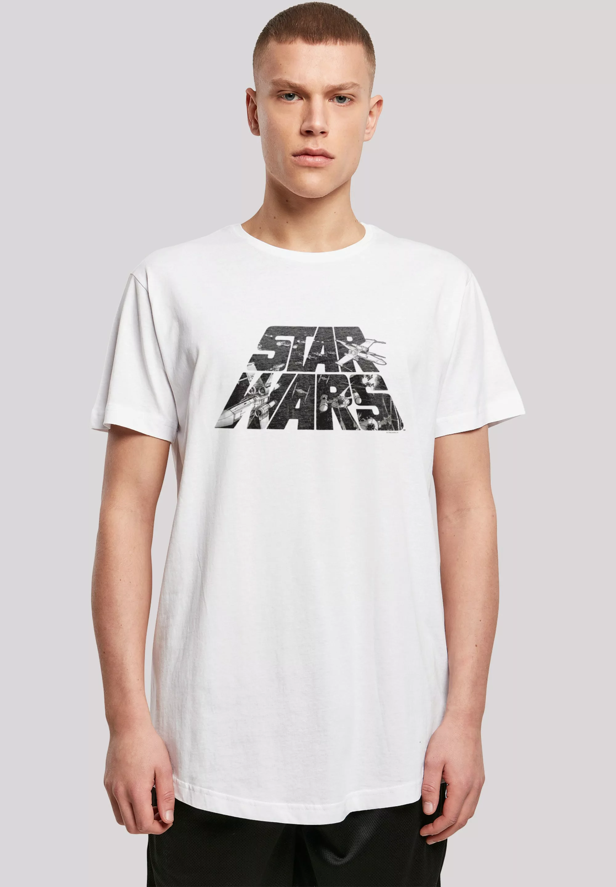 F4NT4STIC T-Shirt "Star Wars Logo Space Sketch", Print günstig online kaufen