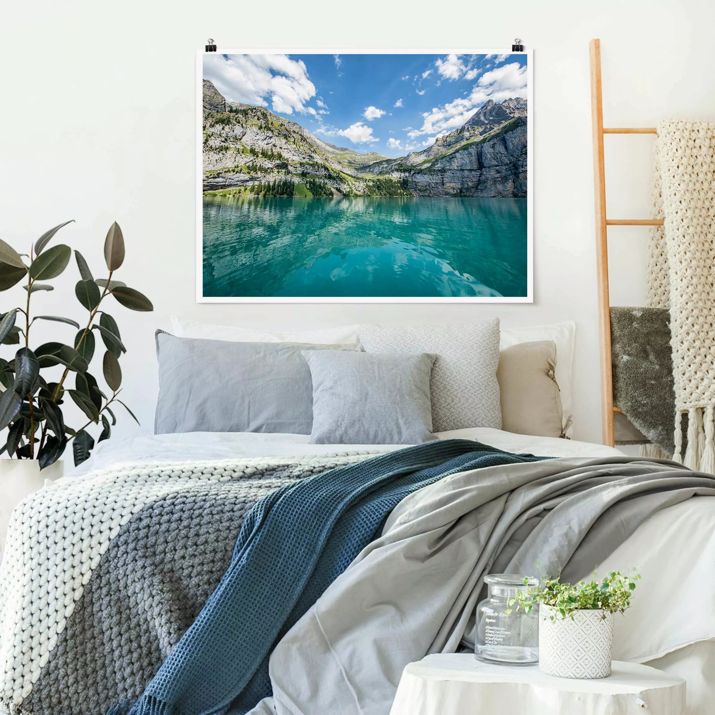 Poster Traumhafter Bergsee günstig online kaufen