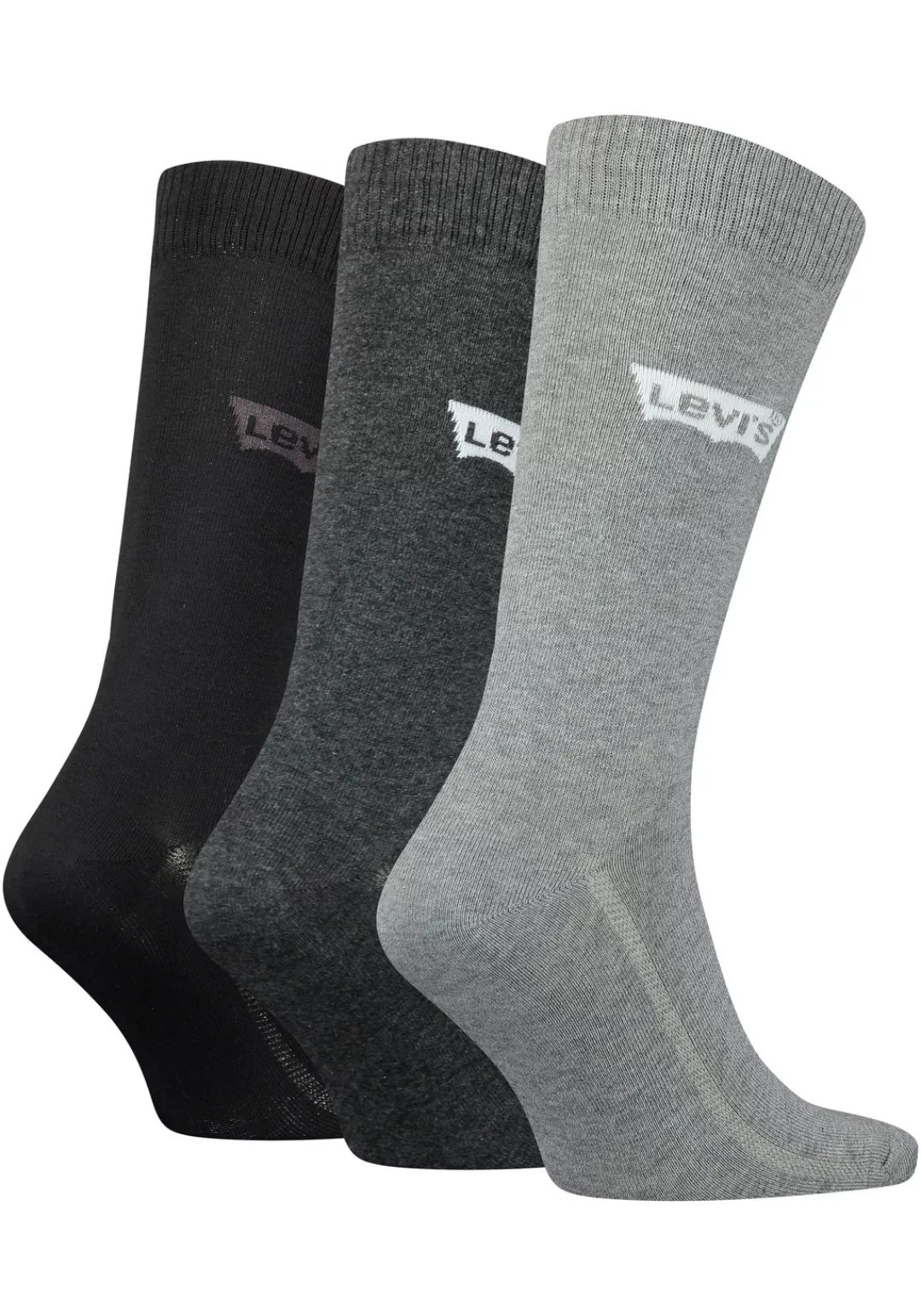 Levis Socken "LEVIS REGULAR CUT BW LOGO RECYCL CO 3P", (Packung, 3 Paar, 2e günstig online kaufen