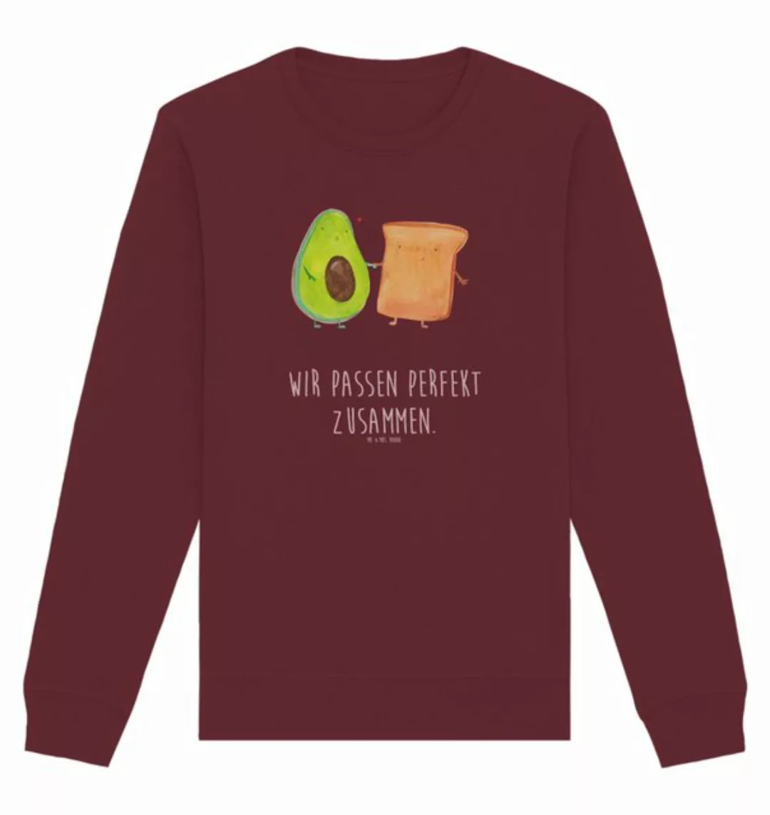 Mr. & Mrs. Panda Longpullover Größe M Avocado Toast - Burgundy - Geschenk, günstig online kaufen