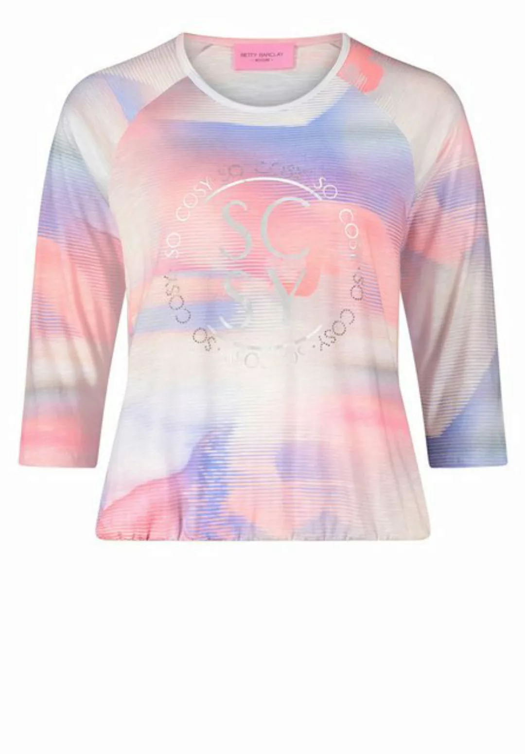 Betty Barclay T-Shirt Shirt Kurz 3/4 Arm, Rosé/Blue günstig online kaufen