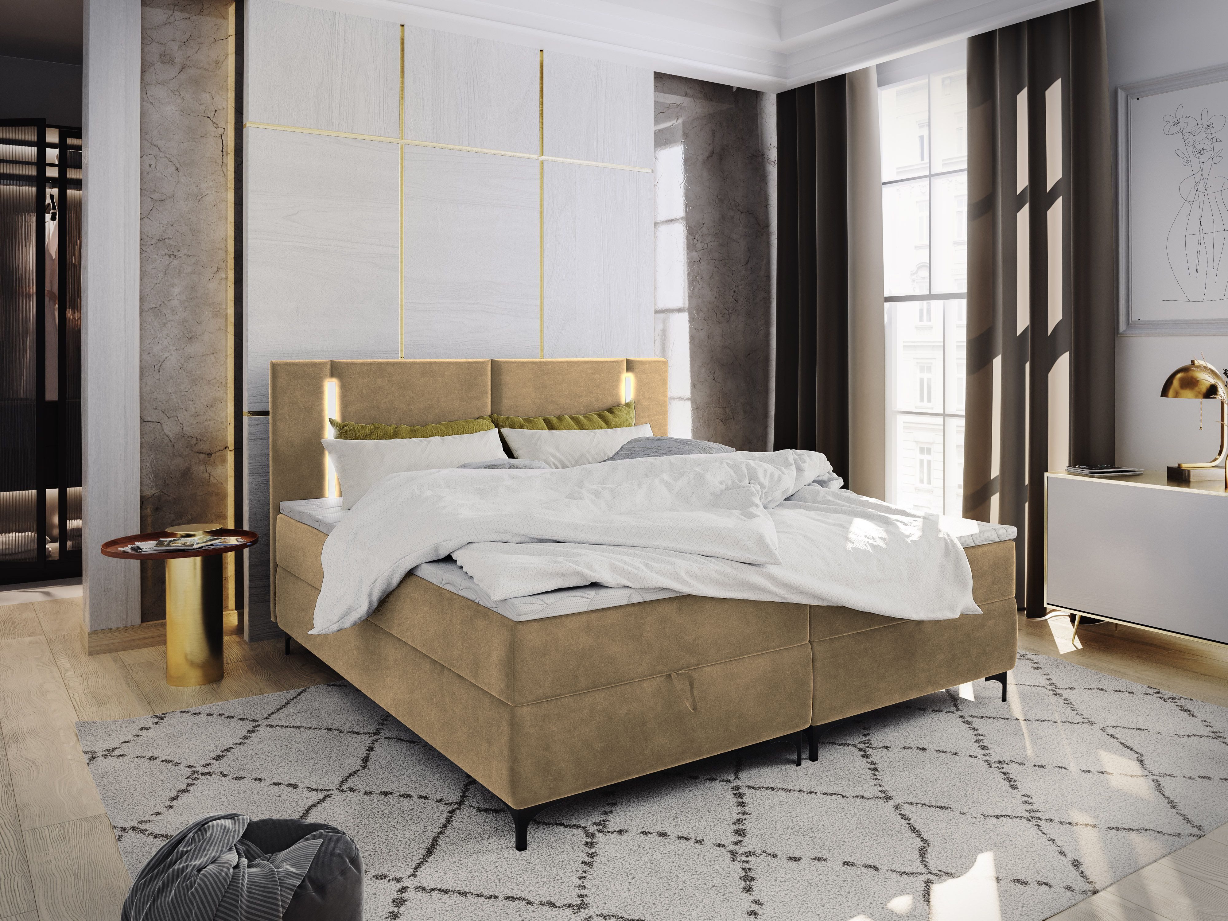 Masseno Boxbett ALBA 160x200 cm mit günstig online kaufen