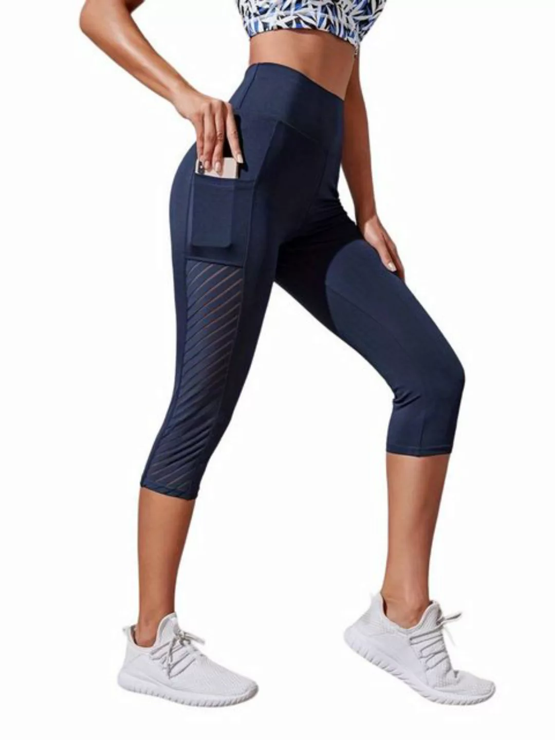 Selef Creation Caprileggings Breites Taillenband, Bauchkontrolle, Sport-Cap günstig online kaufen