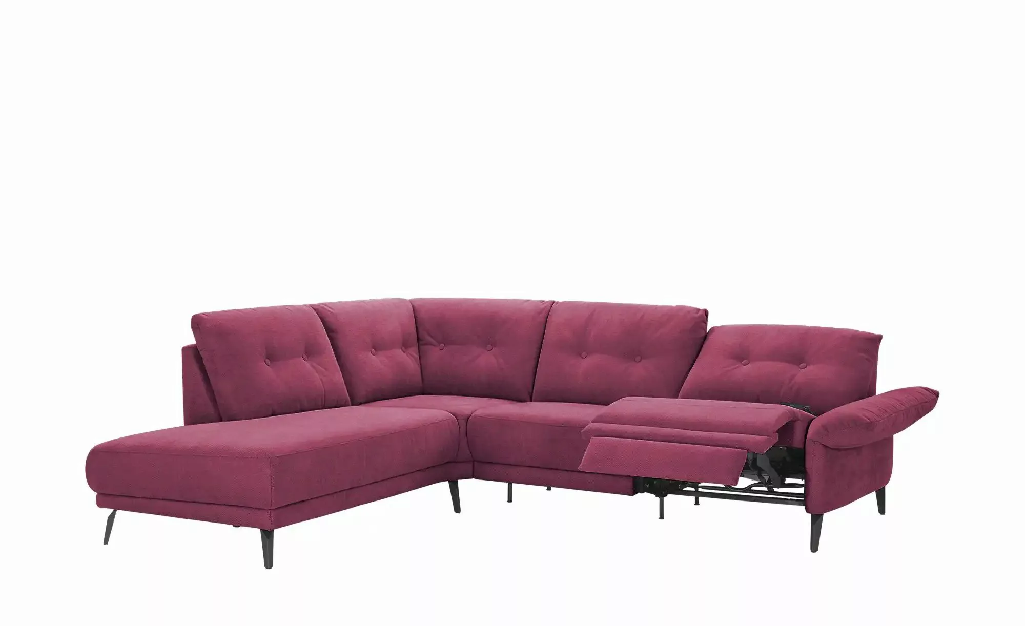 Jette Home Ecksofa   Scope  ¦ rot ¦ Maße (cm): B: 258 H: 88 T: 221.0 Polste günstig online kaufen