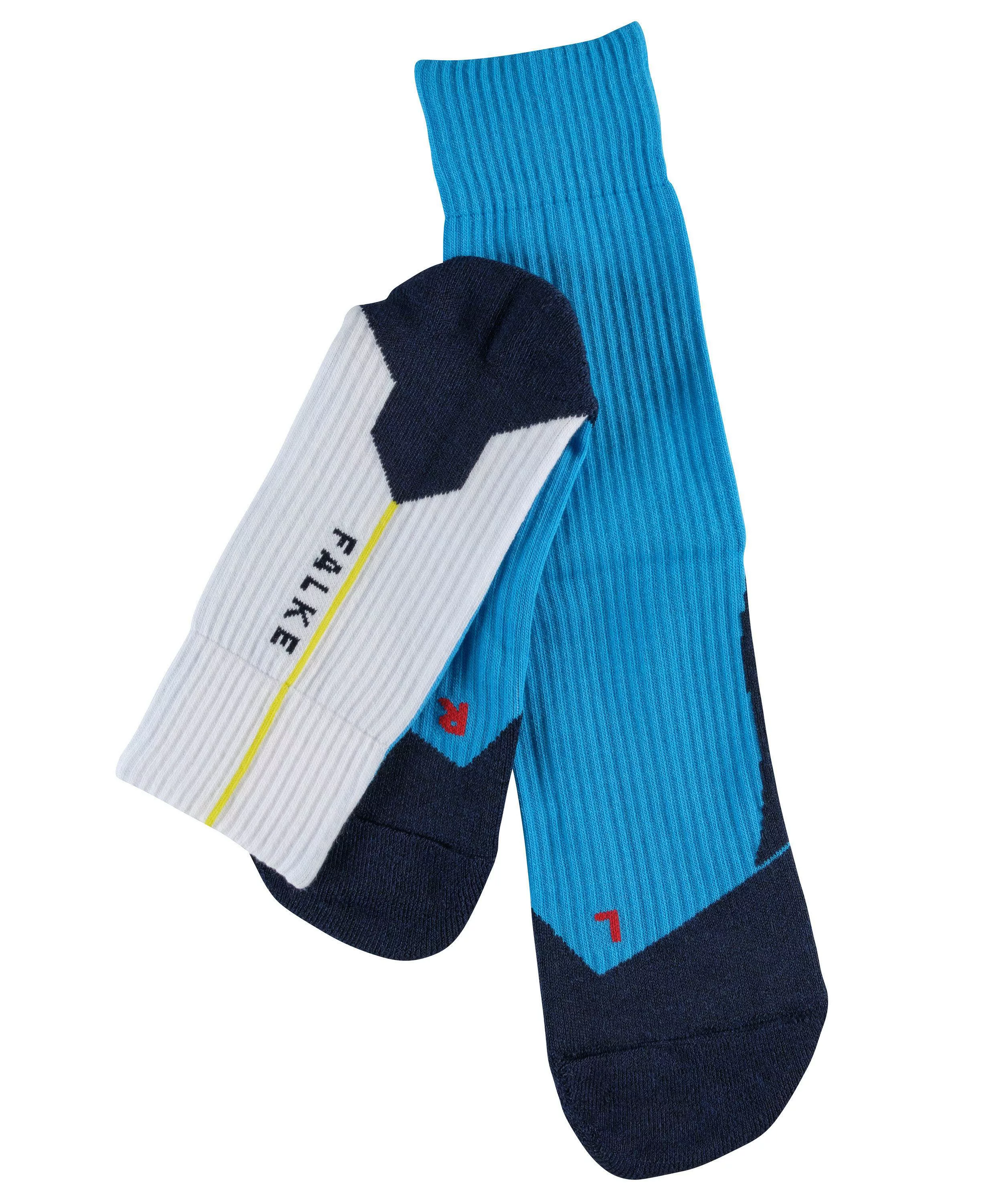 FALKE TE2 Thread Herren Tennis Socken, 39-41, Blau, AnderesMuster, Baumwoll günstig online kaufen