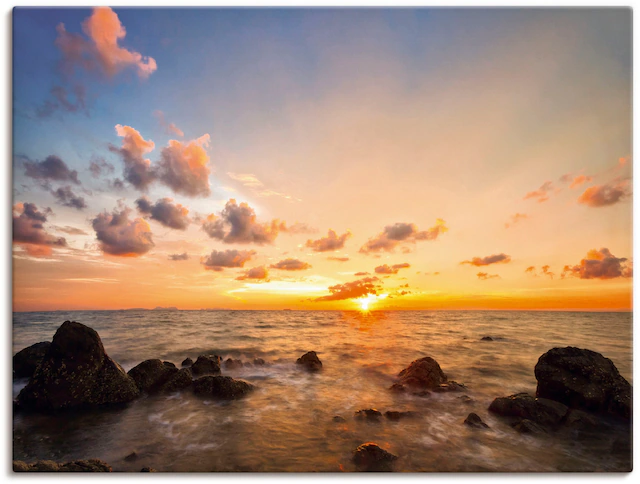 Artland Wandbild »Sonnenuntergang«, Sonnenaufgang & -untergang, (1 St.), al günstig online kaufen