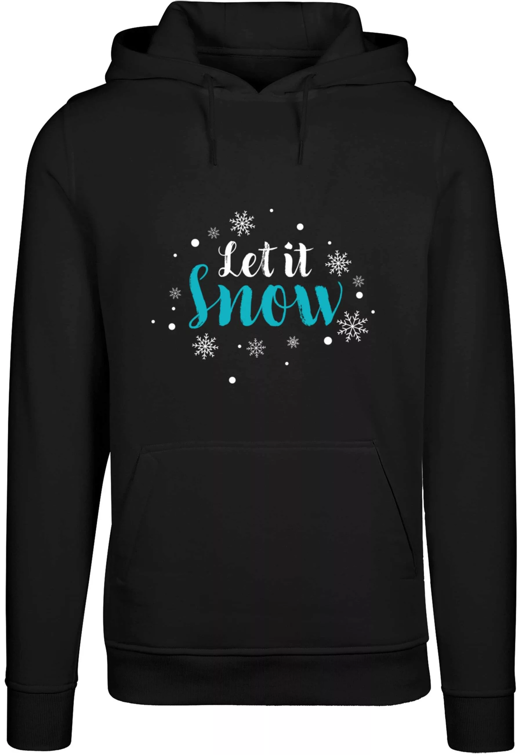 Merchcode Kapuzensweatshirt "Merchcode Herren Let it snow Heavy Hoody" günstig online kaufen