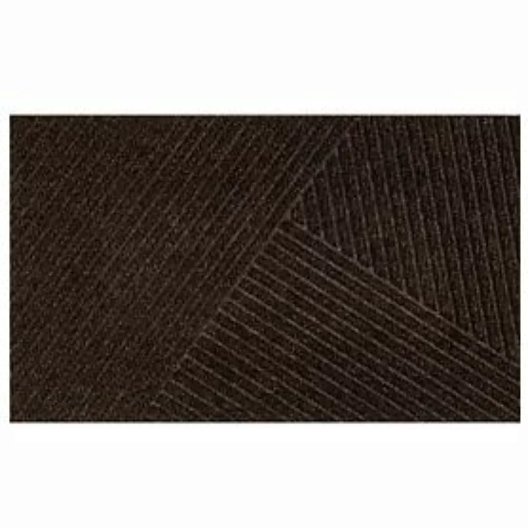 wash+dry "Fußmatte ""Dune Stripes"" 60x90cm" dunkelgrau Gr. 60 x 90 günstig online kaufen