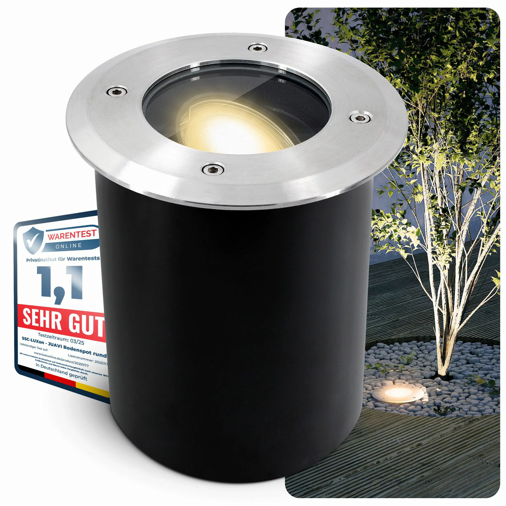 SSC-LUXon LED Gartenstrahler Schwenkbarer LED Bodenspot günstig online kaufen