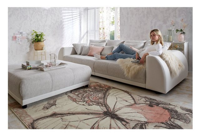 S-Style Möbel Big-Sofa Roma 4 Sitzer Boxspringfederung Lounge Sofa mit viel günstig online kaufen