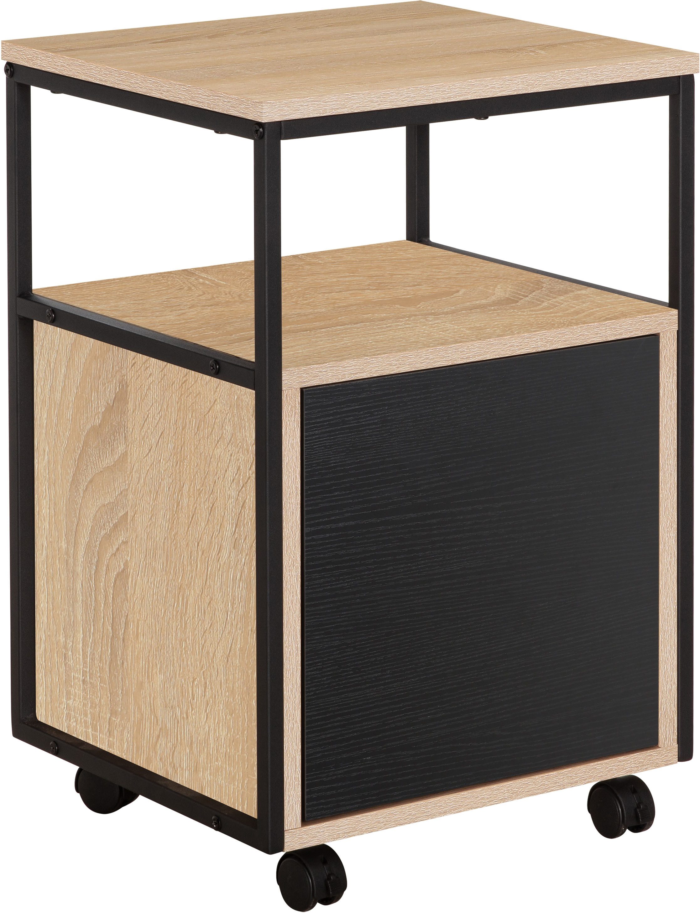 INOSIGN Rollcontainer Korpo, Metallgestell, Push-to-open, feststellbare günstig online kaufen