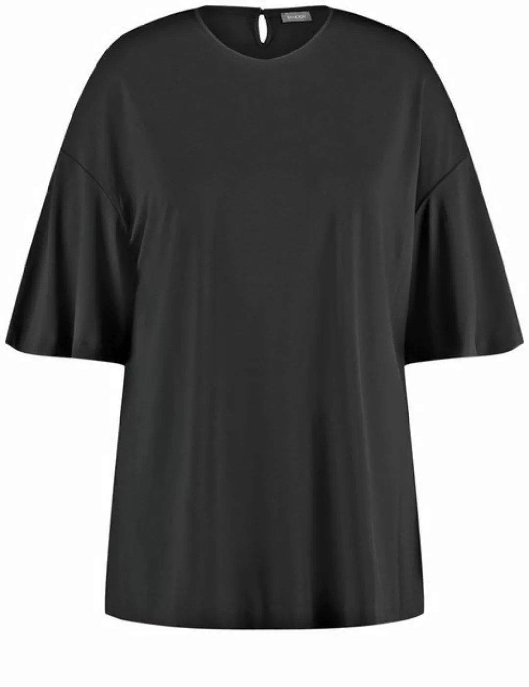 Samoon Kurzarmshirt Legeres Shirt aus feinem Slinky-Jersey günstig online kaufen