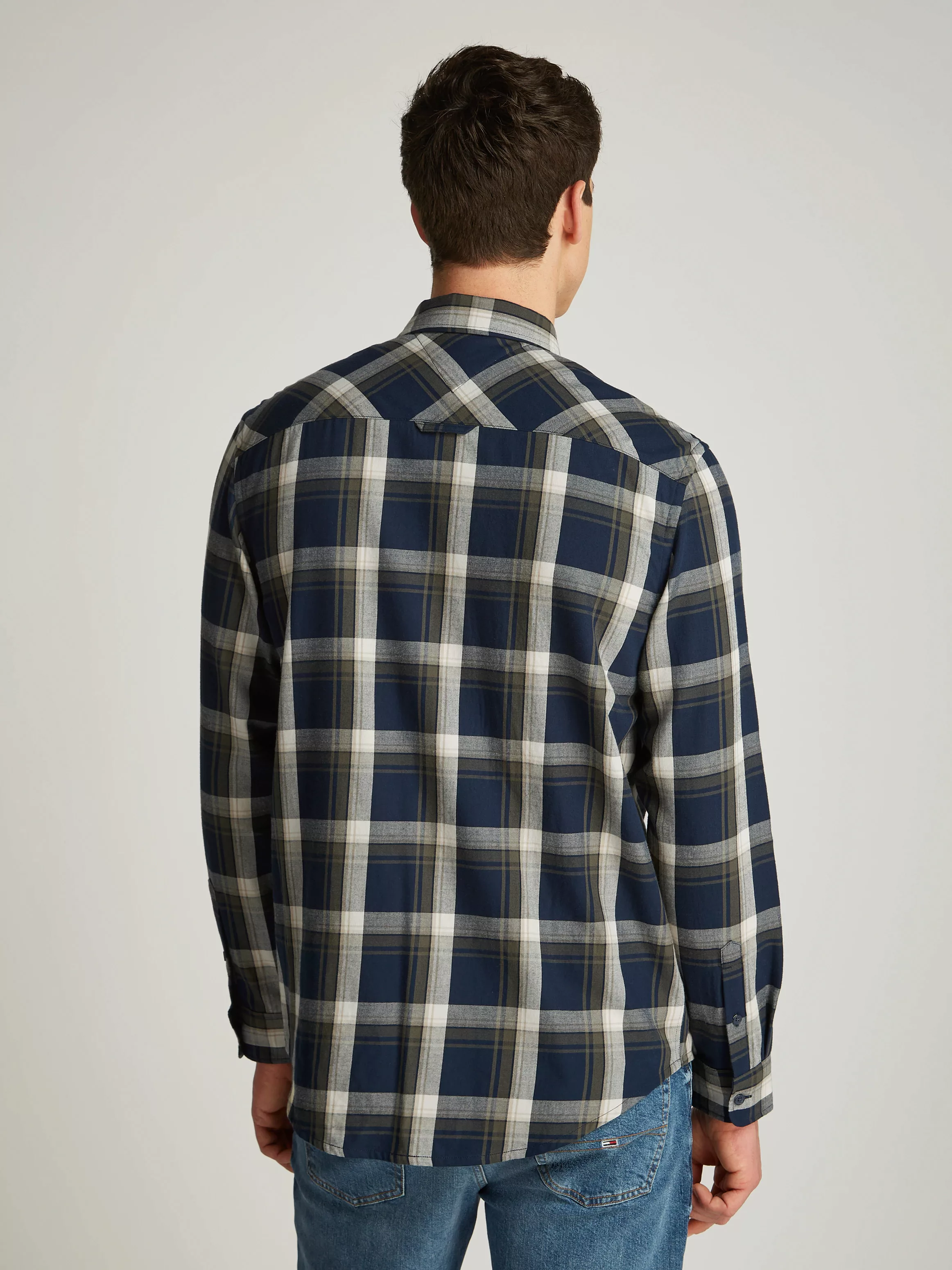 Tommy Jeans Karohemd "TJM REG CHECK FLANNEL SHIRT EXT", mit Karomuster günstig online kaufen