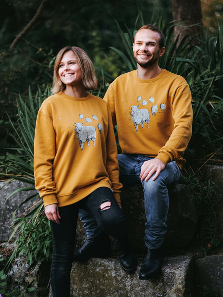 Gots - Schaf Sweatshirt Unisex günstig online kaufen