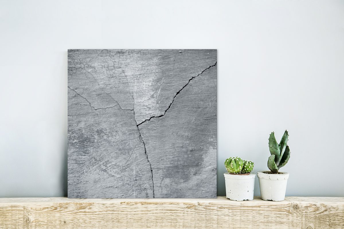 MuchoWow Metallbild Beton - Grau - günstig online kaufen