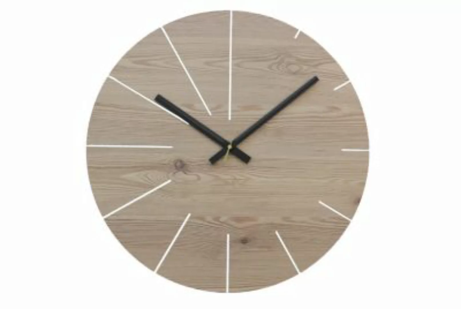 SIBAL Design.Home "Wanduhr Uhr ""Solaris"" (50cm Durchmesser)" braun-kombi günstig online kaufen