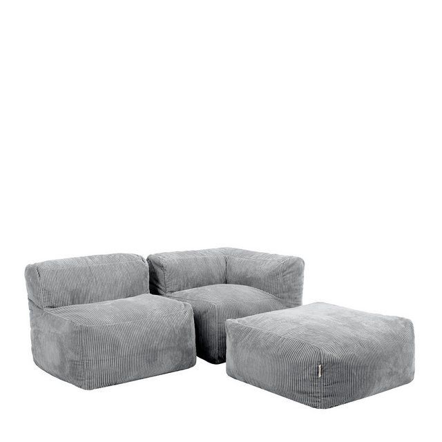 icon Sofa Modulares Ecksofa aus Kunstfell Flauschig „Zen“, Schaumstoff Füll günstig online kaufen