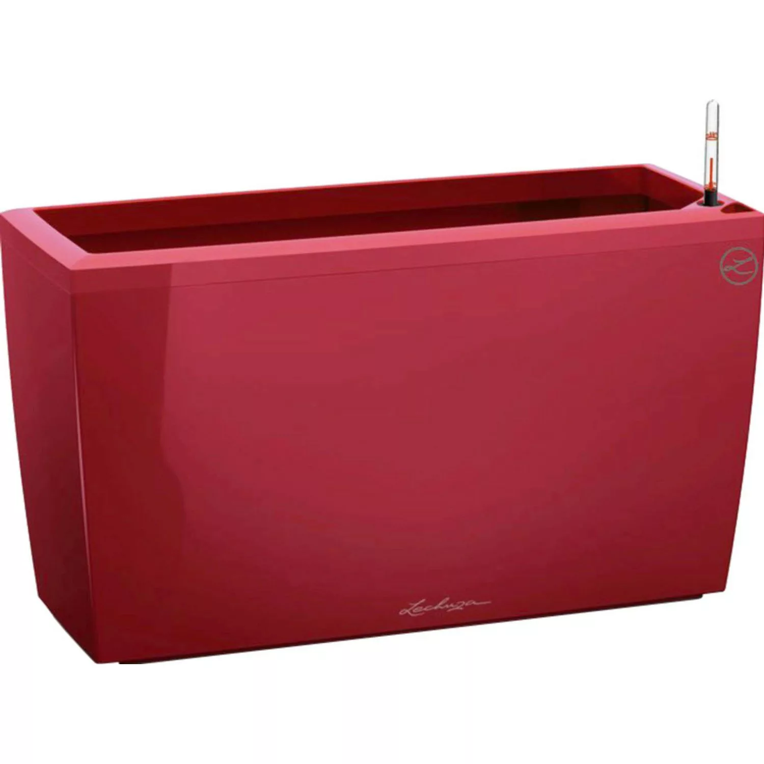 Lechuza Pflanzgefäß Cararo Premium 75 cm x 30 cm Scarlet rot hochglanz günstig online kaufen