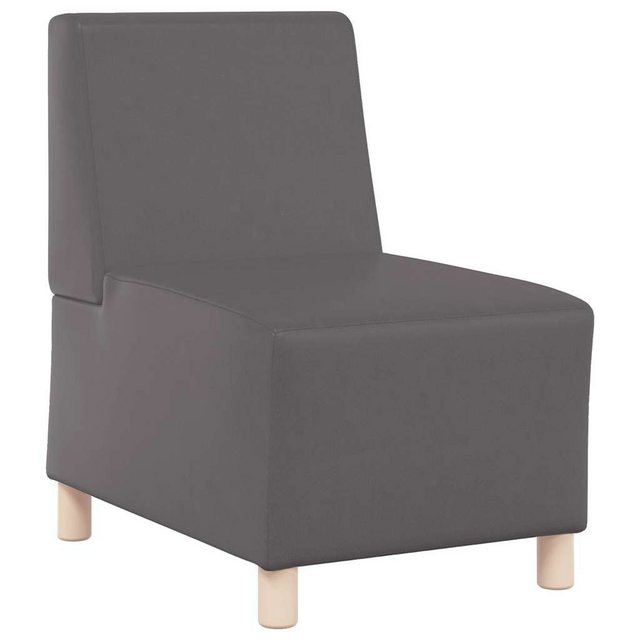 vidaXL Sofa Sessel Grau 55 cm Kunstleder günstig online kaufen